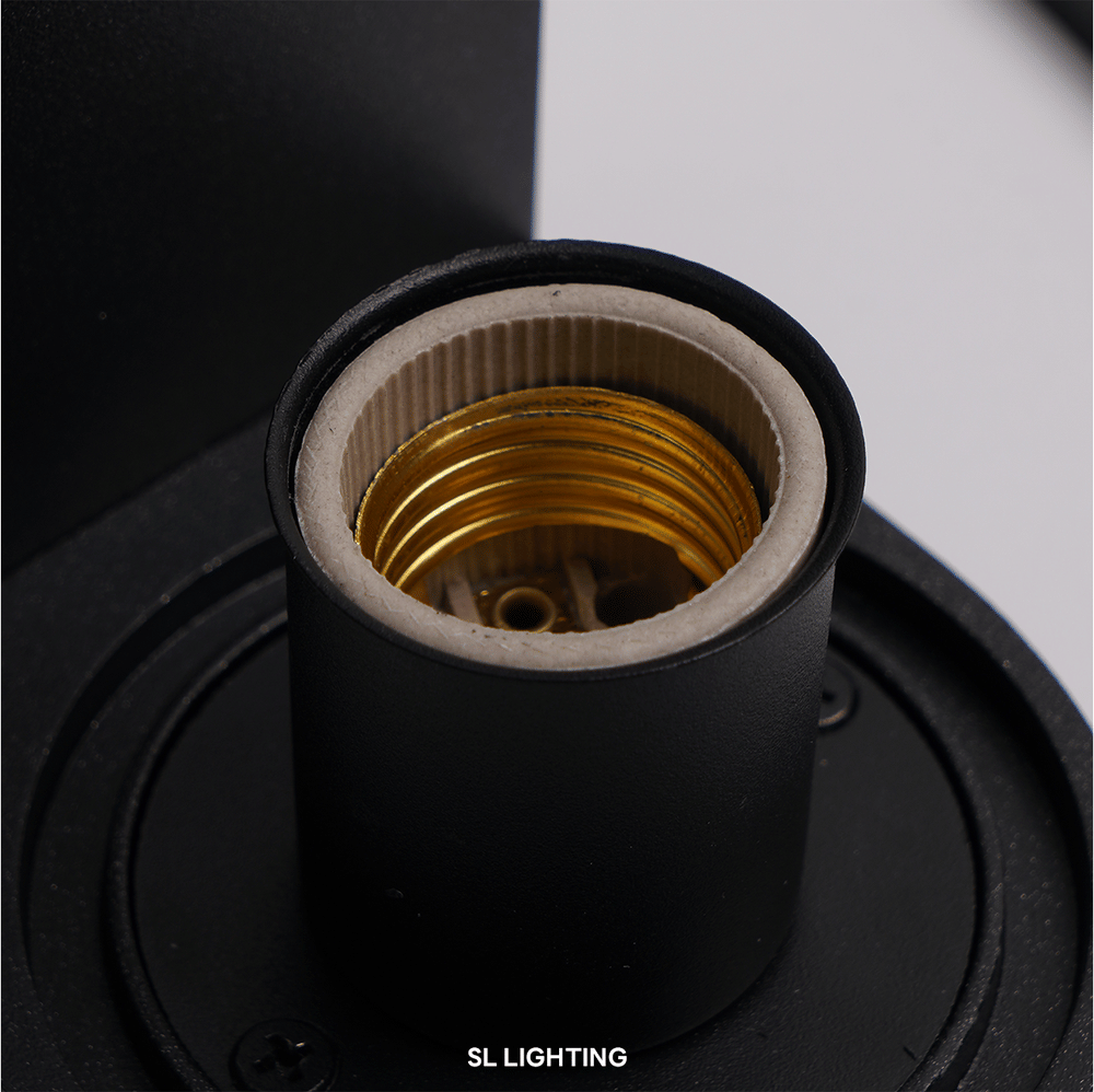 ไฟผนังภายนอก SL LIGHTING SLEEV E27 สีดำ